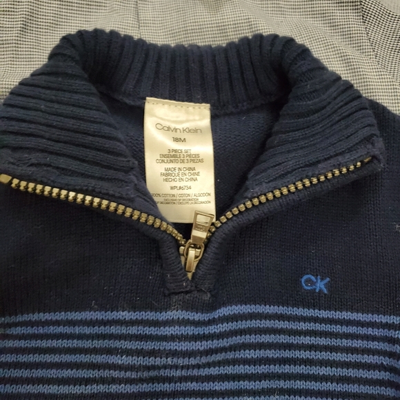 Calvin Klein Baby 3 Piece Dress Holiday Outfit, 18mths - Picture 2 of 5